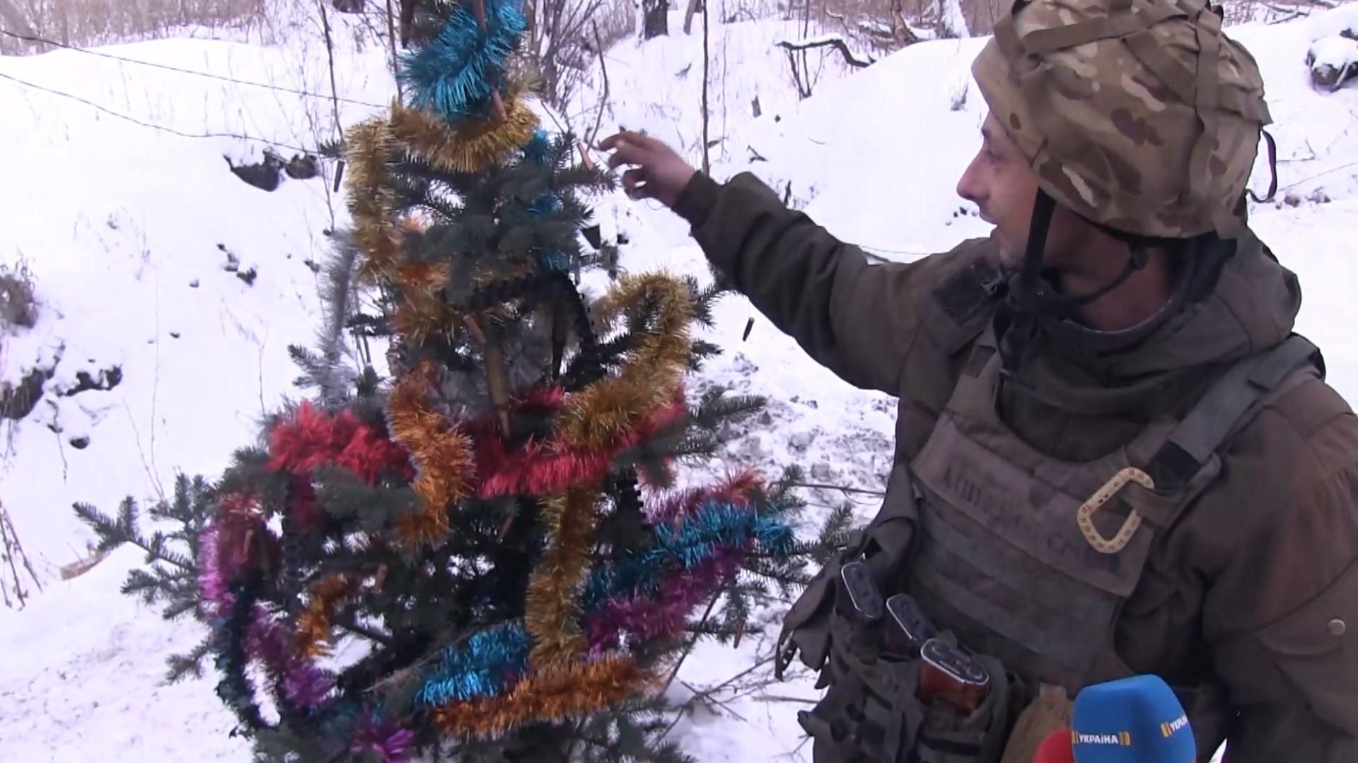 Як українські захисники святкували Новий рік під свист куль