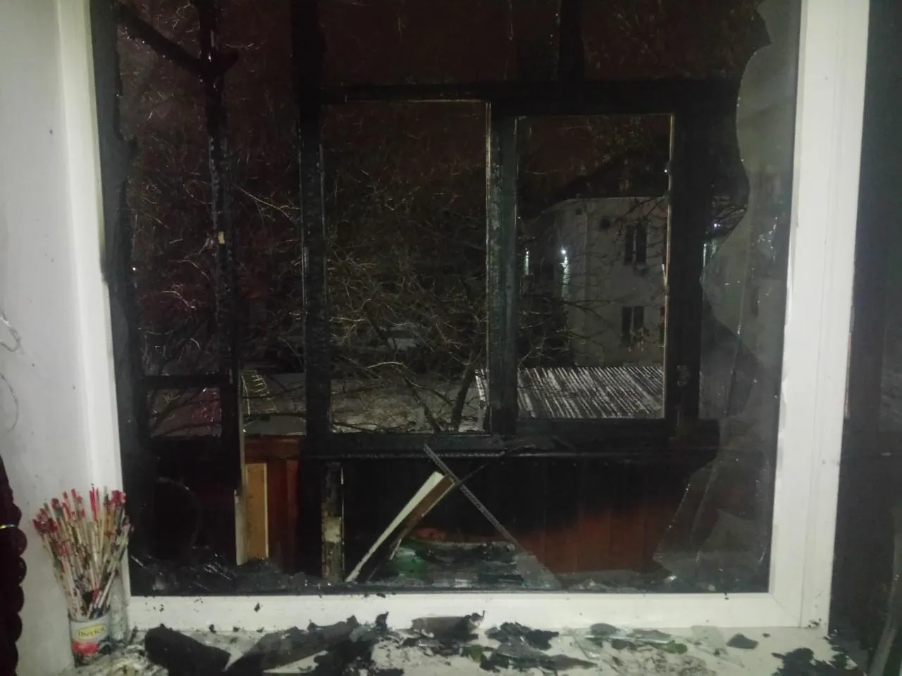 Пожежа в Запоріжжі сталася  через вибух петарди