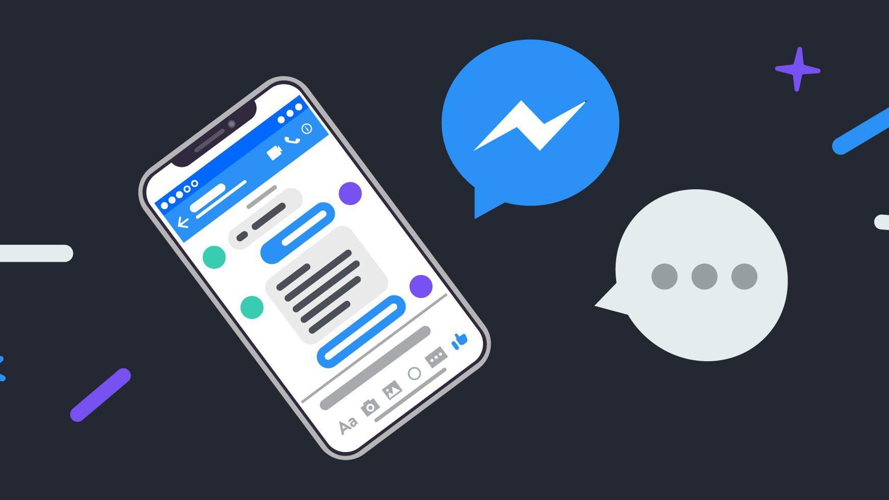 В додатку Facebook Messenger з'явиться темна тема