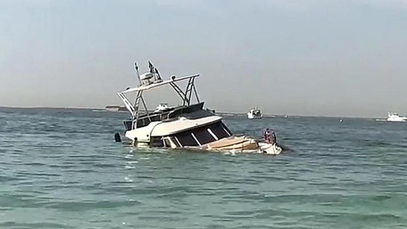 У Дубаї затонула яхта: на борту перебували росіяни, французи та британці – відео У Дубаї затонула яхта: на борту перебували росіяни, французи та британці – відео