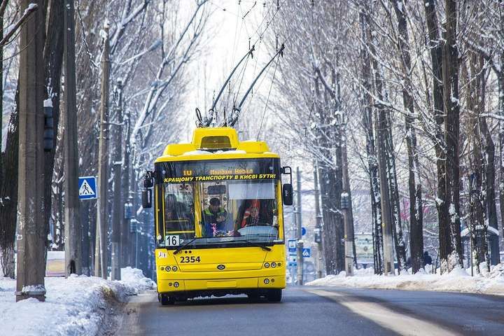 Как будет работать общественный транспорт в Киеве на Рождество