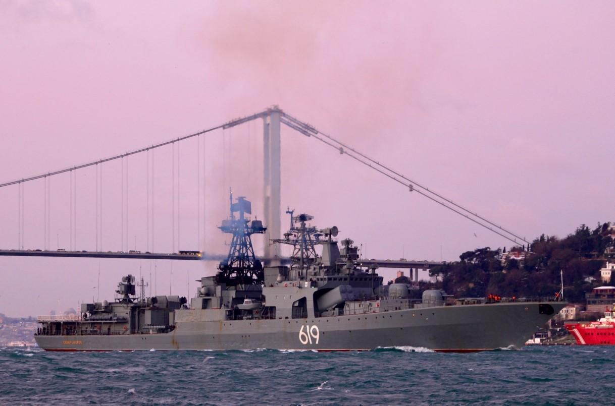 В Черное море вошел российский боевой корабль: фото
