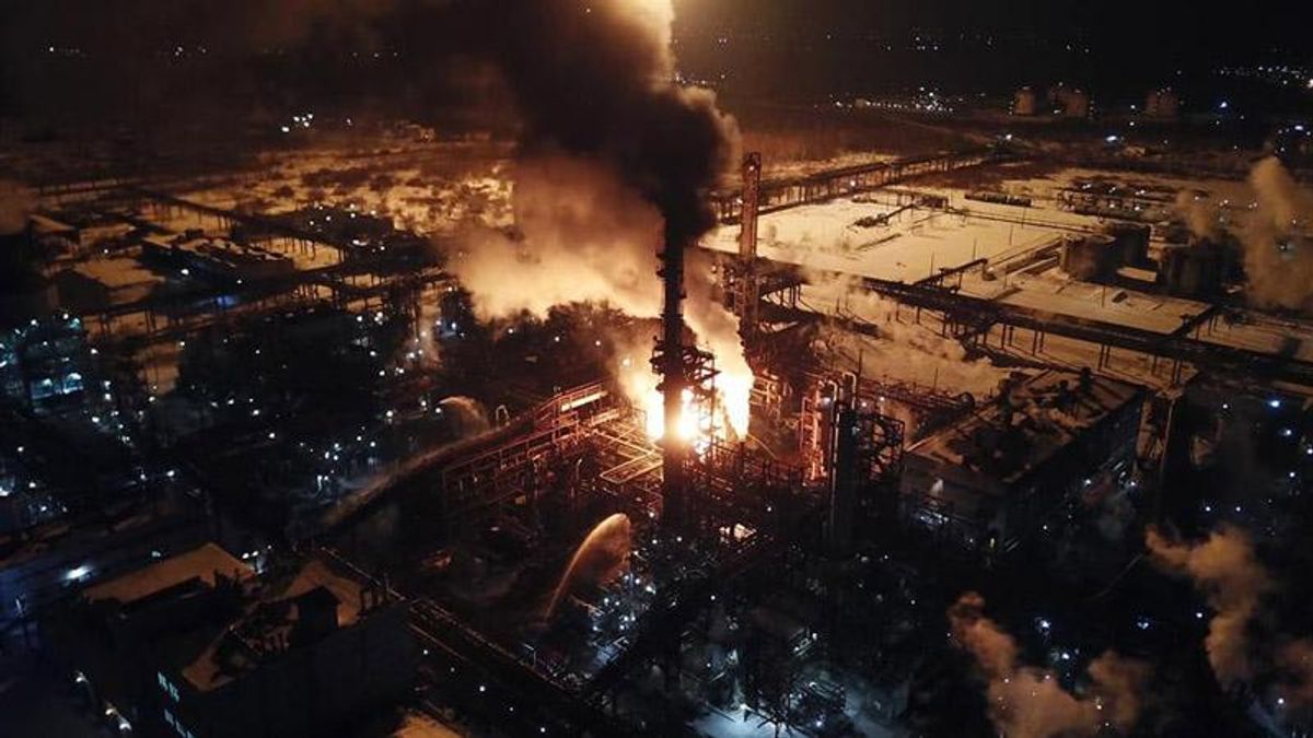 Пожар в Калуше 12 января 2019 - есть ли угроза для людей