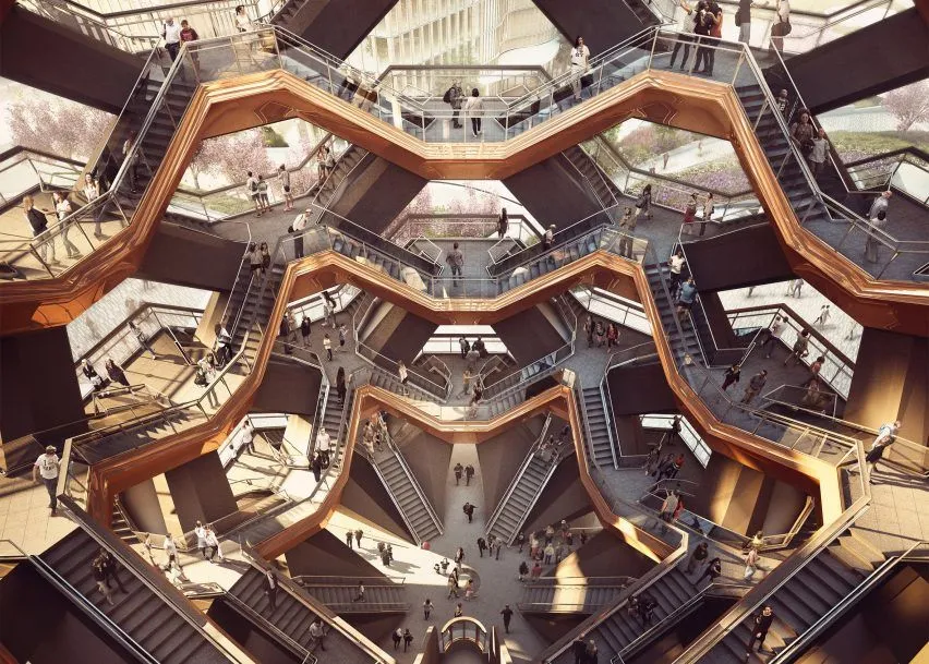 сходи Манхеттен Нью-Йорк Vessel сходи Манхеттен Нью-Йорк Vessel