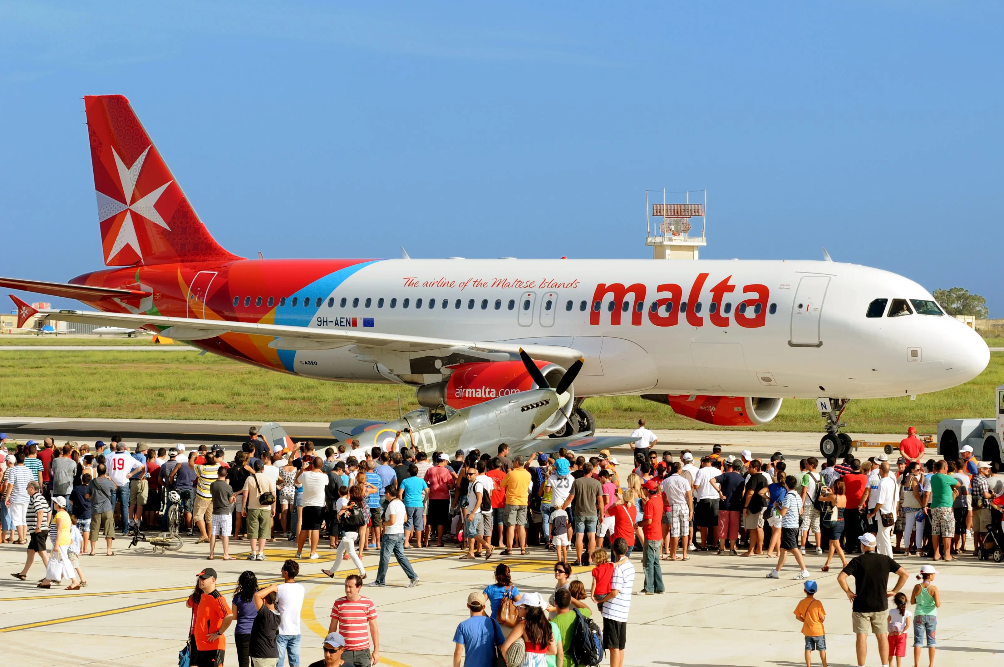 Літак авіакомпанії Air Malta