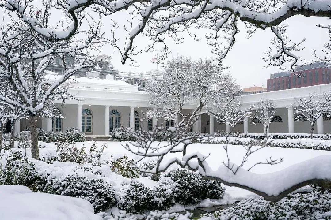 Резиденція Президента США взимку
