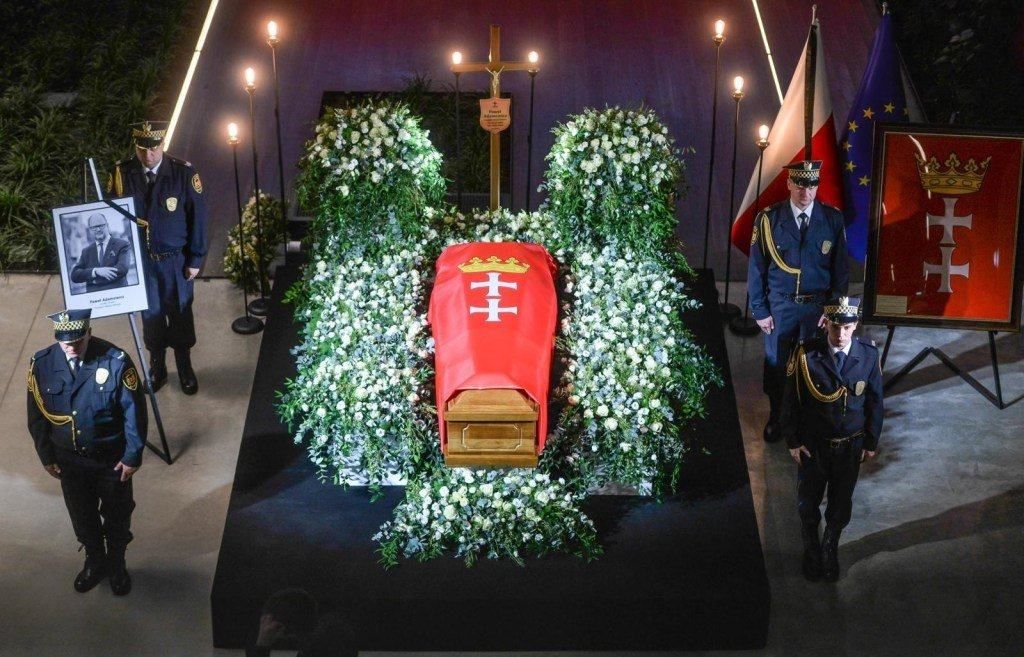Похороны Павла Адамовича 19 января 2019 - видео фото с похорон мэра Гданська