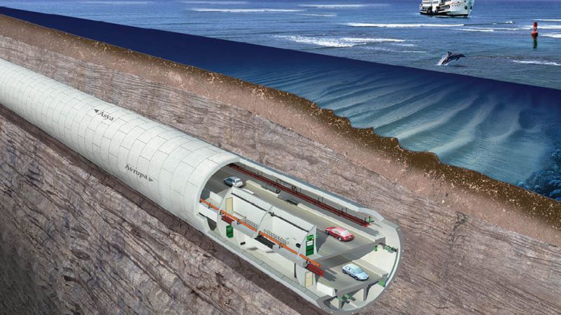 Перший у світі підземний триповерховий тунель збудують у Стамбулі Перший у світі підземний триповерховий тунель збудують у Стамбулі