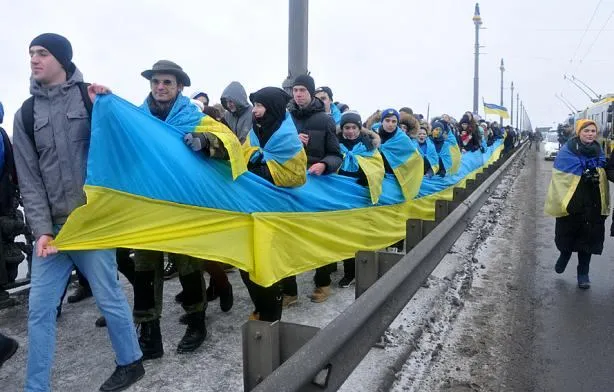 Живий ланцюг Київ День Соборності України Живий ланцюг Київ День Соборності України
