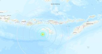 У берегов Индонезий случилось сильное землетрясение