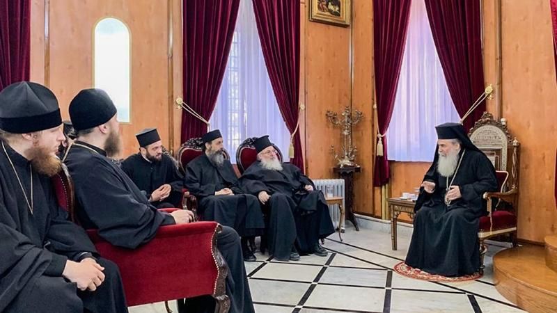 Иерусалимский патриарх встретился с делегацией УПЦ