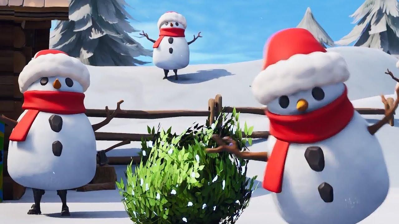 В игре Fortnite Battle Royale появился снеговик: что он умеет