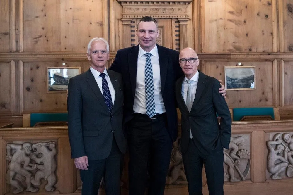 Віталій Кличко в Давосі Віталій Кличко в Давосі