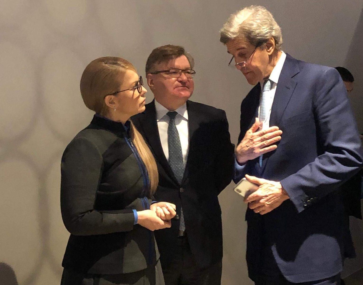 Юлия Тимошенко встретилась с бывшим Госсекретарем США Джоном Керри