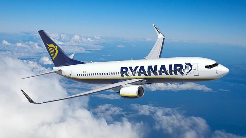 Ryanair відкриє для України чотири нові напрямки