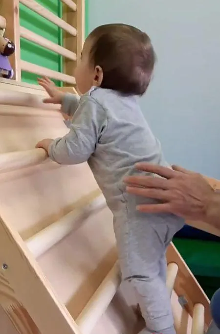 Маленький син Джамали на тренуванні Маленький син Джамали на тренуванні