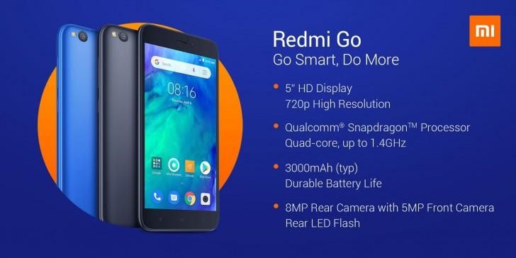 Xiaomi Redmi Go - цена и фото новинки Xiaomi