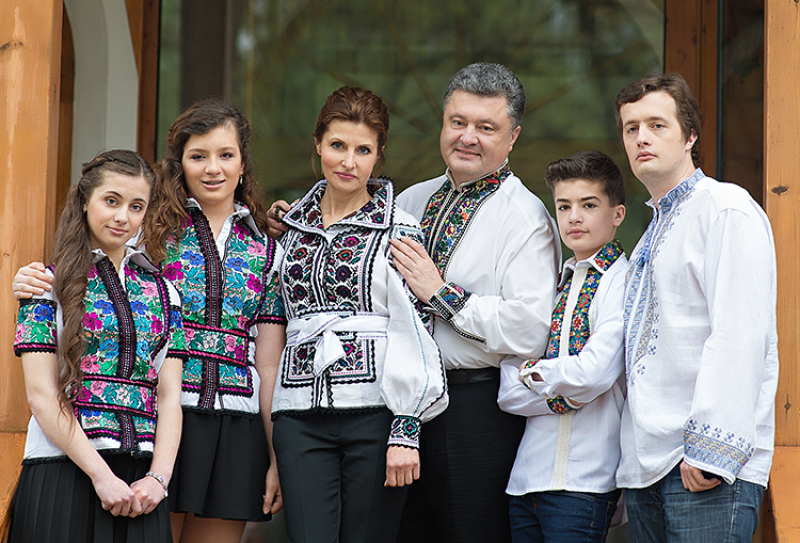 Сім'я Петра Порошенка – дружина Марина та діти