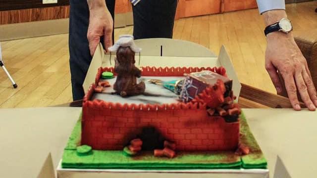 Українського міністра привітали з Днем народження "розвалинами Кремля" Українського міністра привітали з Днем народження "розвалинами Кремля"