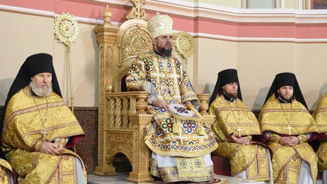 Голова ПЦУ Епіфаній офіційно вступив на престол: фото