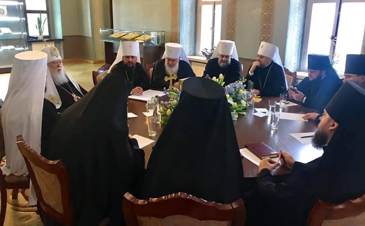 У Софійському соборі відбувається перше засідання синоду ПЦУ: фото