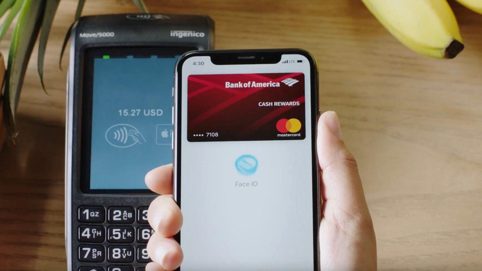Послуга Apple Pay стала доступна для користувачів ще одного українського банку