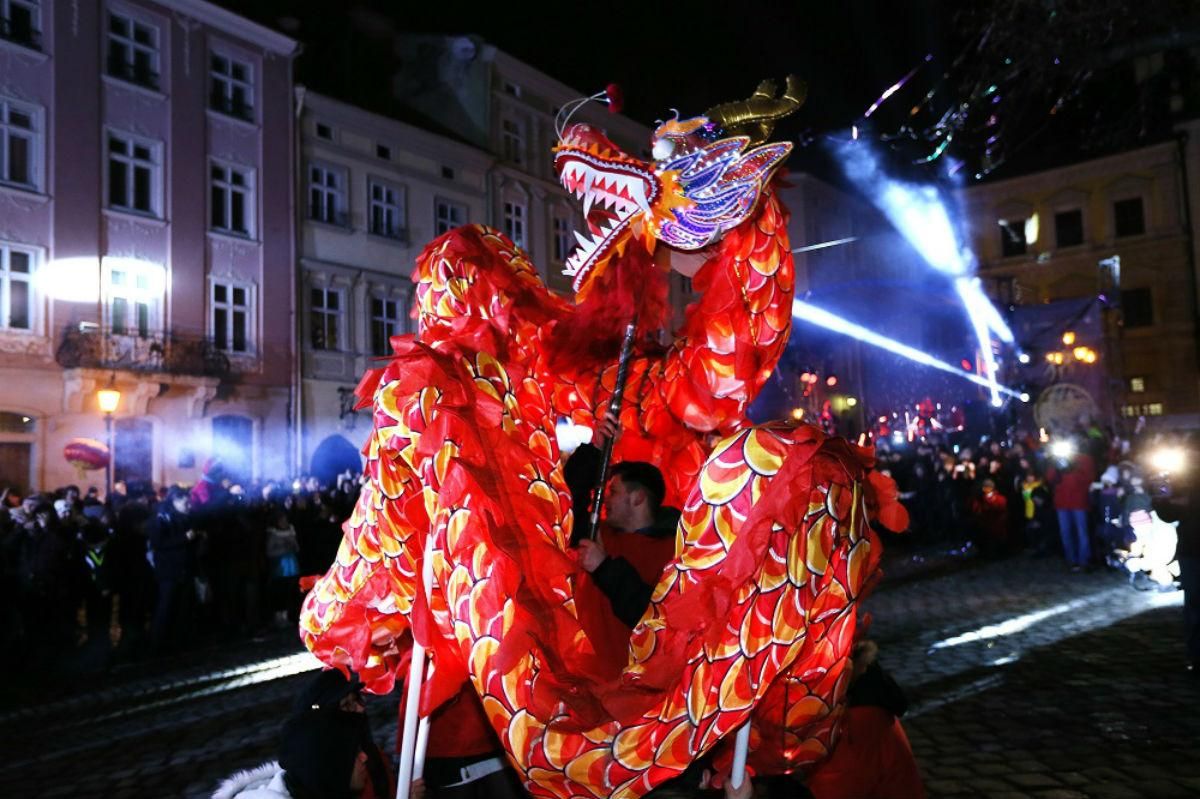 Вареники и драконы: как во Львове отпраздновали Китайский Новый год