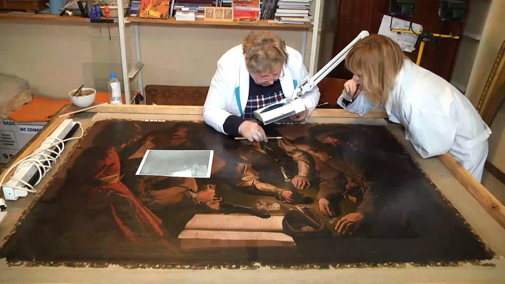 Во Львове реставрируют уникальную картину 17 века
