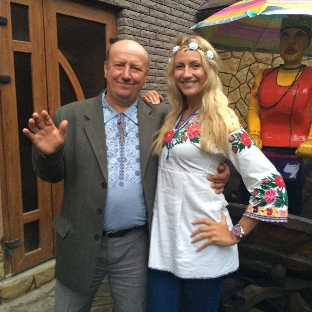 Леся Нікітюк з батьком Леся Нікітюк з батьком