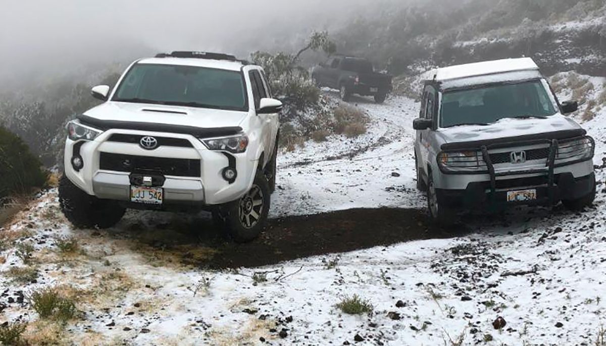 Аномальні морози в США: Гаваї несподівано засипало снігом (фото, відео) Аномальні морози в США: Гаваї несподівано засипало снігом (фото, відео)