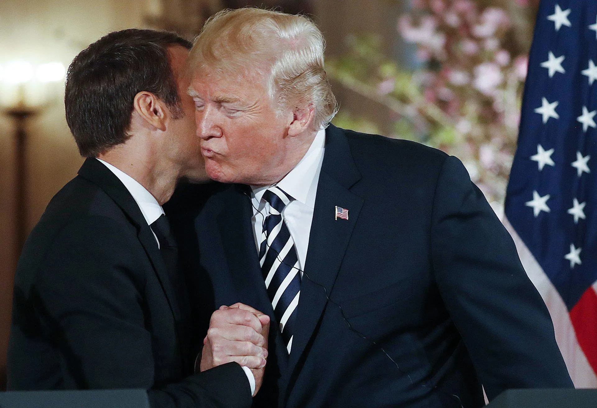 трамп і макрон трамп і макрон