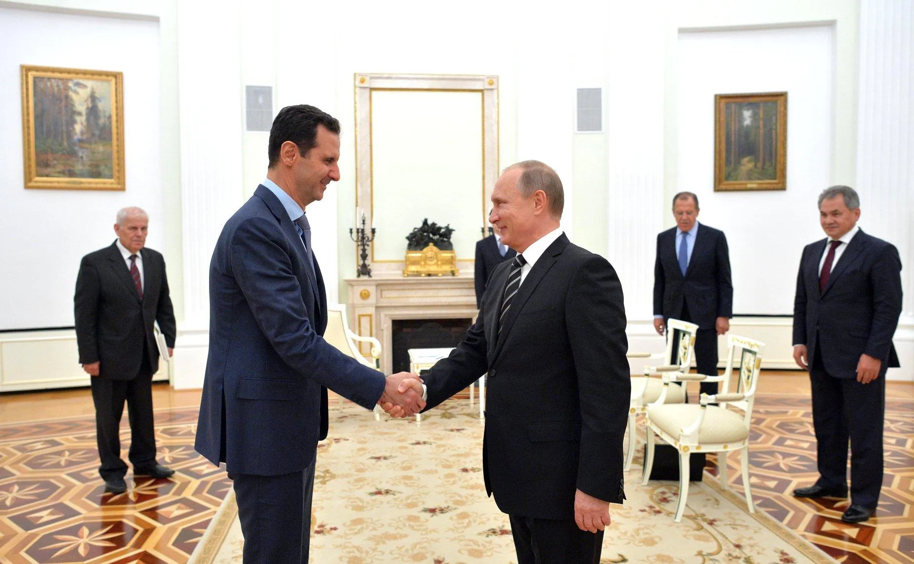 Башар Асад і Володимир Путін