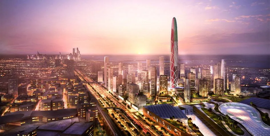 хмарочос відбиток пальця ОАЕ Дубай хмарочос відбиток пальця ОАЕ Дубай