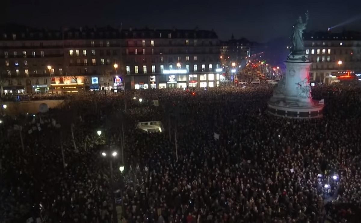 Тисячі французів вийшли на демонстрації проти антисемітизму