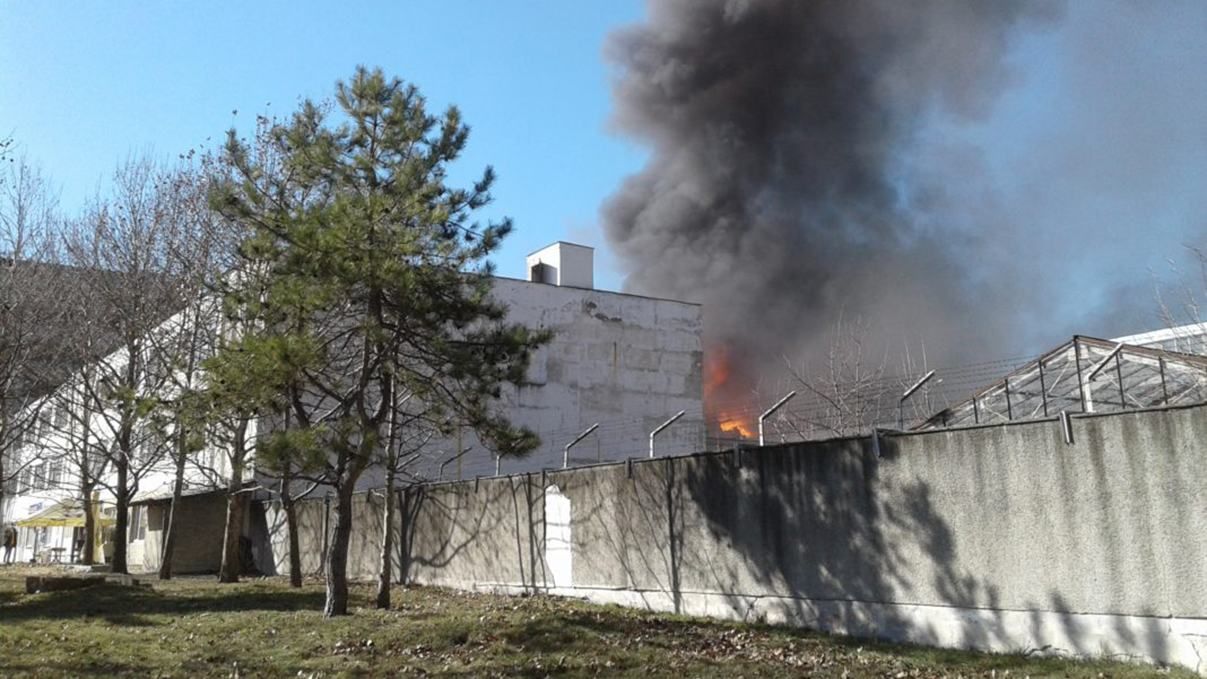 В окупованому Сімферополі сталася пожежа на заводі пластмас: фото, відео 