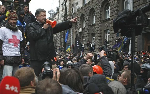 Петро Порошенко на Майдані
