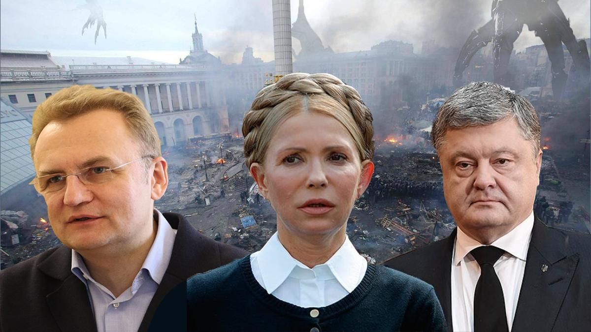 Воспоминания Порошенко и молебен от Тимошенко:как кандидаты в президенты почтили героев Майдана