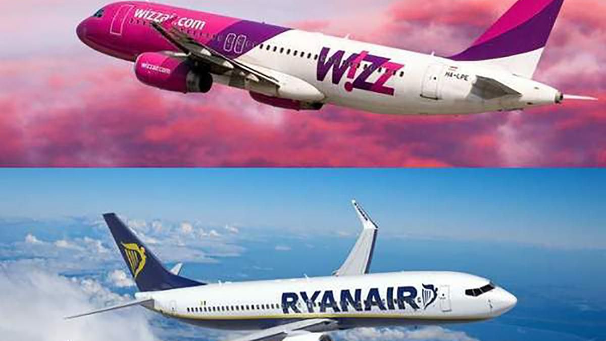 Ryanair і Wizzair оштрафовані на мільйони євро за їхні правила щодо багажу