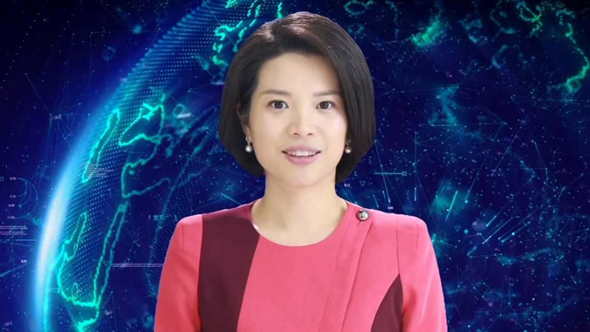 Первая виртуальная женщина-ведущая заработала в Китае: как она выглядит