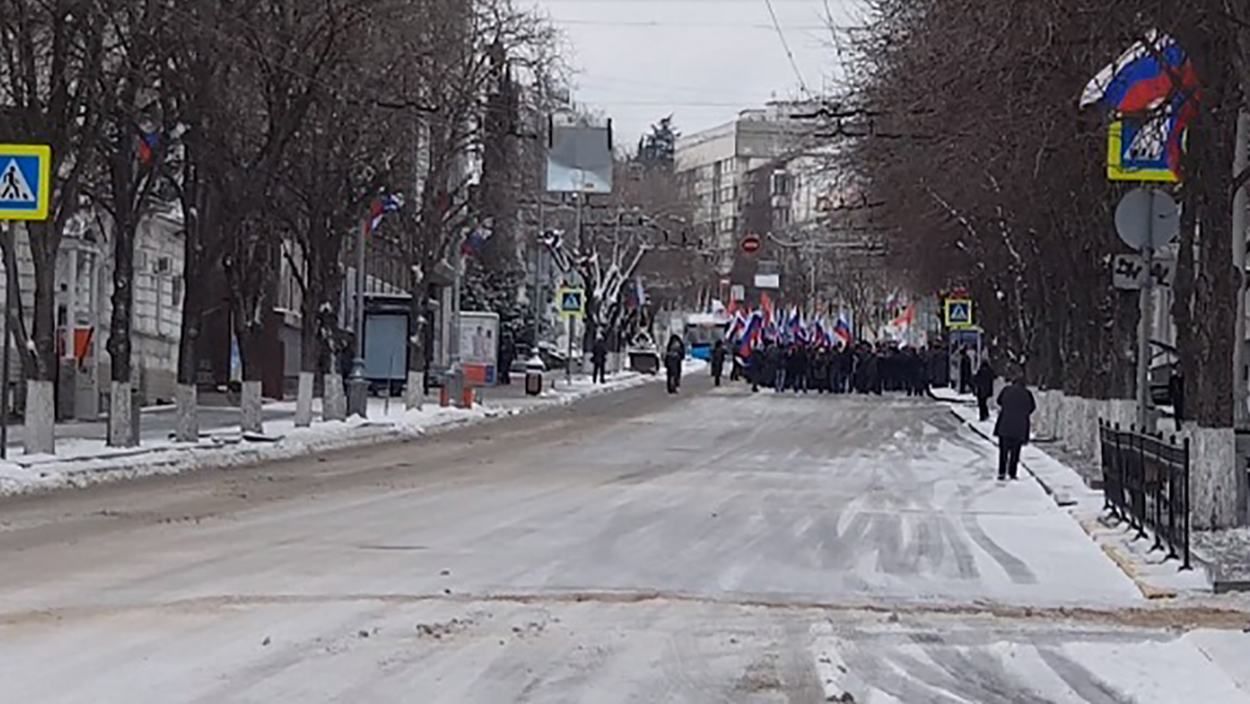 В Севастополе провалилось празднование российского 23 февраля: видео