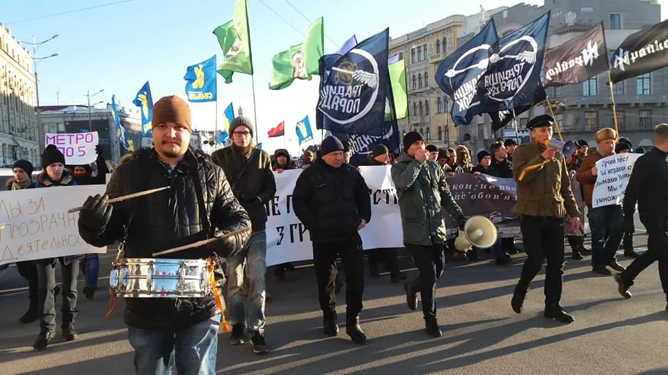 Мітинг у Харкові через транспортний скандал Мітинг у Харкові через транспортний скандал