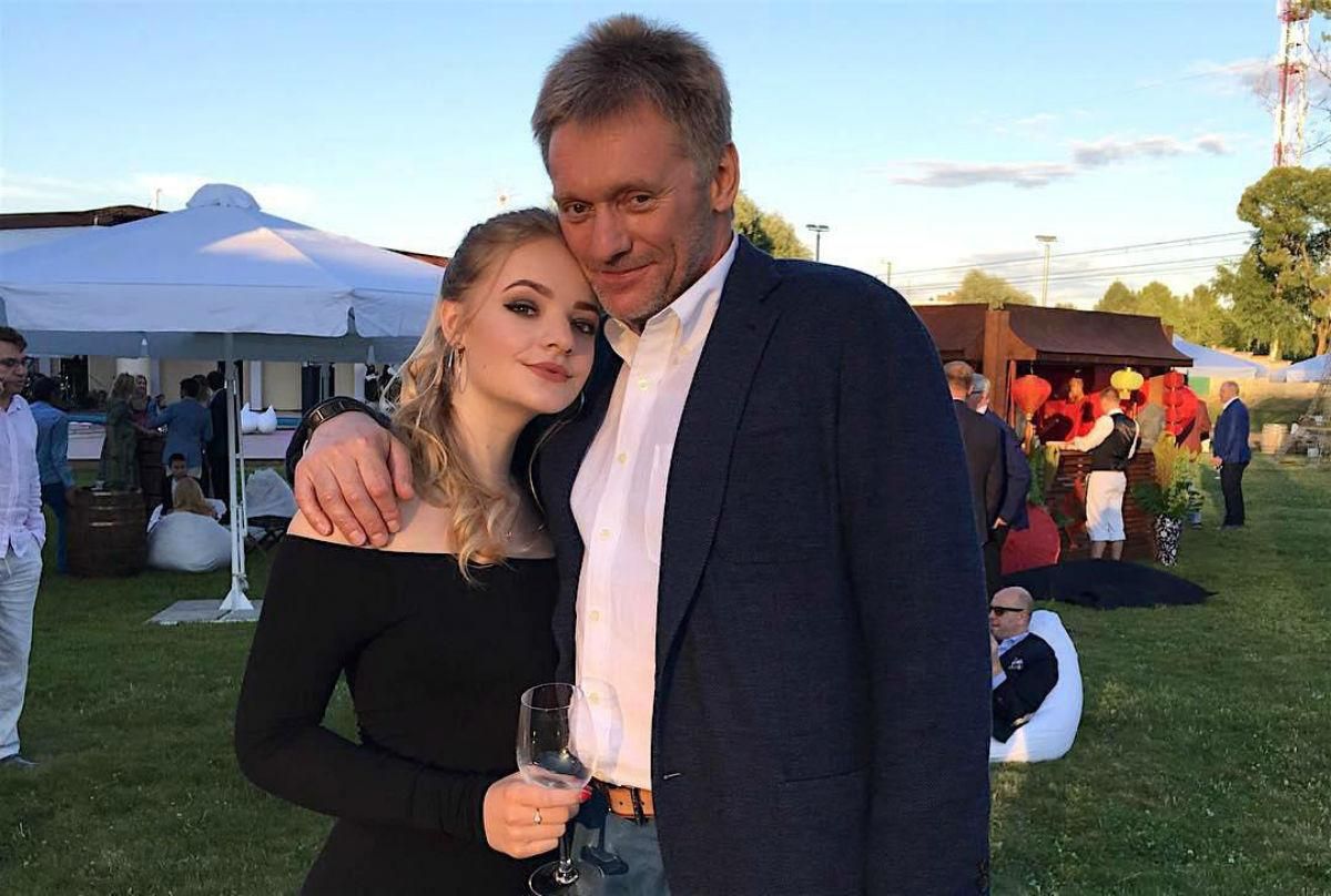 Пєсков прокоментував стажування своєї доньки в Європарламенті Пєсков прокоментував стажування своєї доньки в Європарламенті