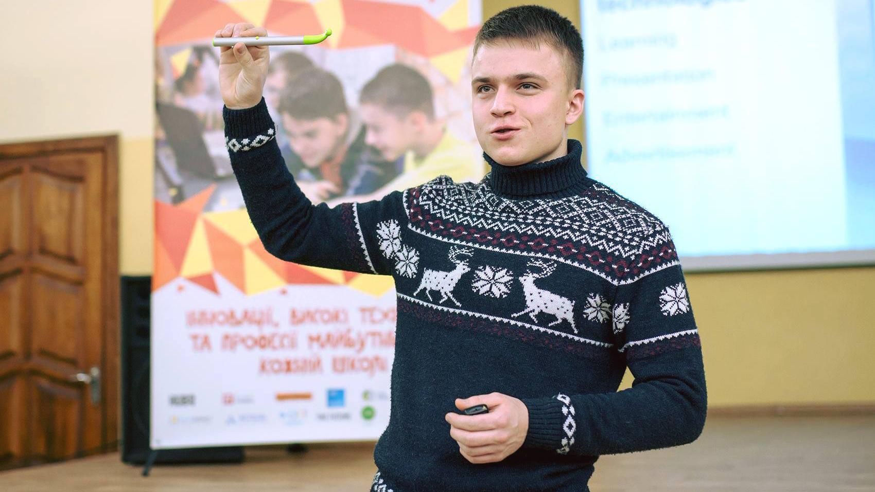 Украинец разработал уникальную технологию, которая превращает любую поверхность в сенсорную