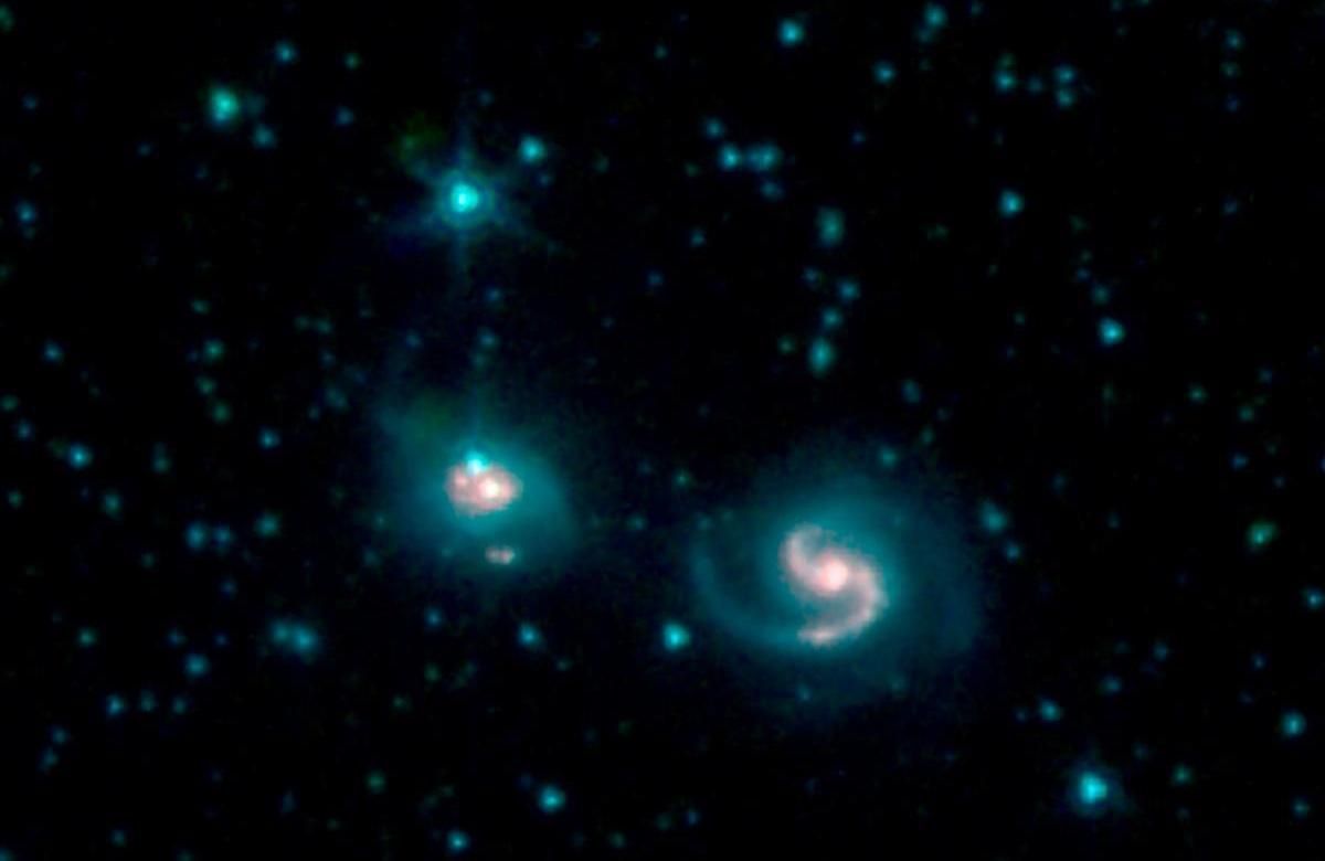 Телескоп зафиксировал слияние двух галактик