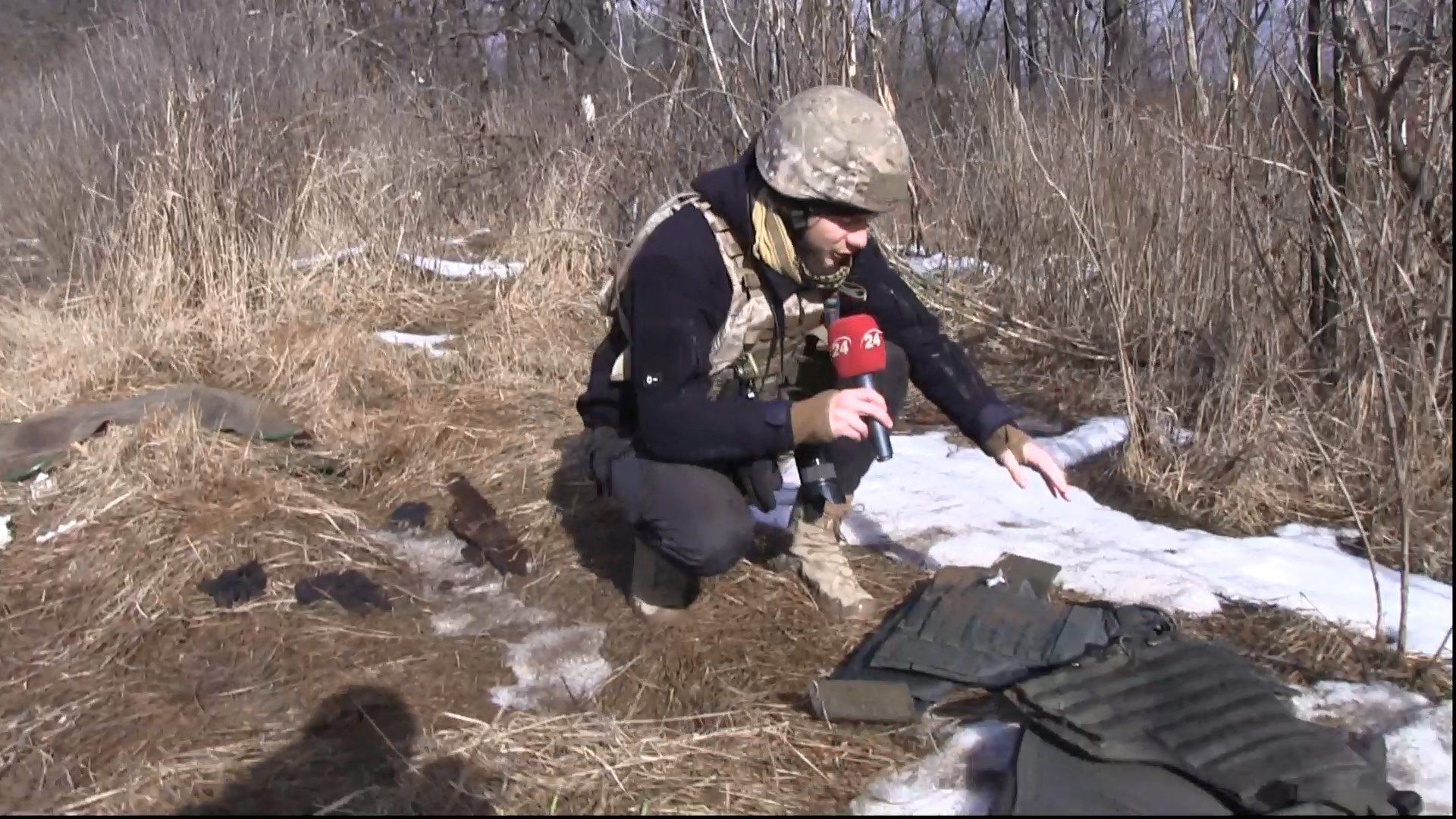 Військовий журналіст показав кадри після обстрілів на Донбасі Військовий журналіст показав кадри після обстрілів на Донбасі