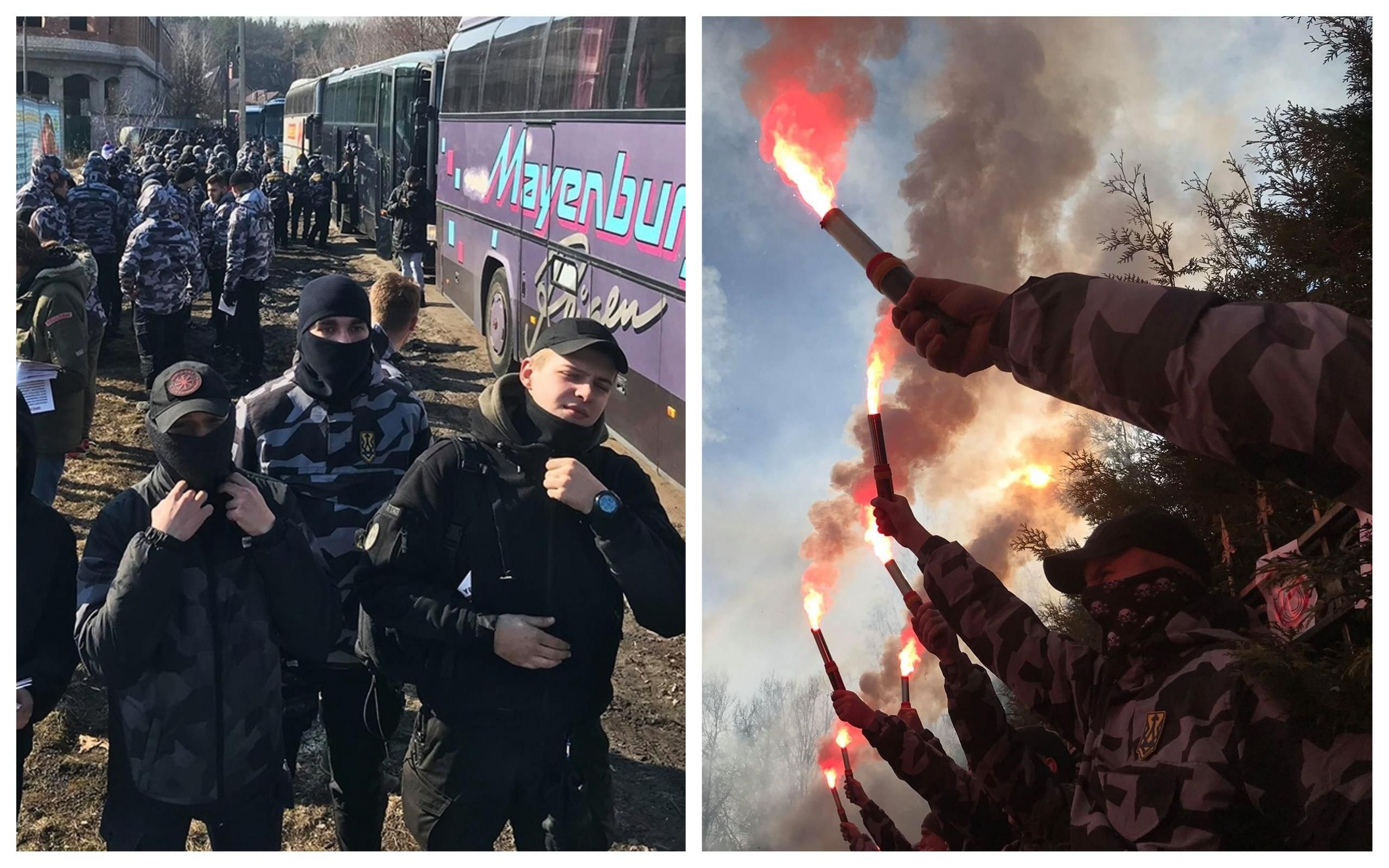 Сотні активістів пікетують будинок Гладковського під Києвом: фото та відео Сотні активістів пікетують будинок Гладковського під Києвом: фото та відео