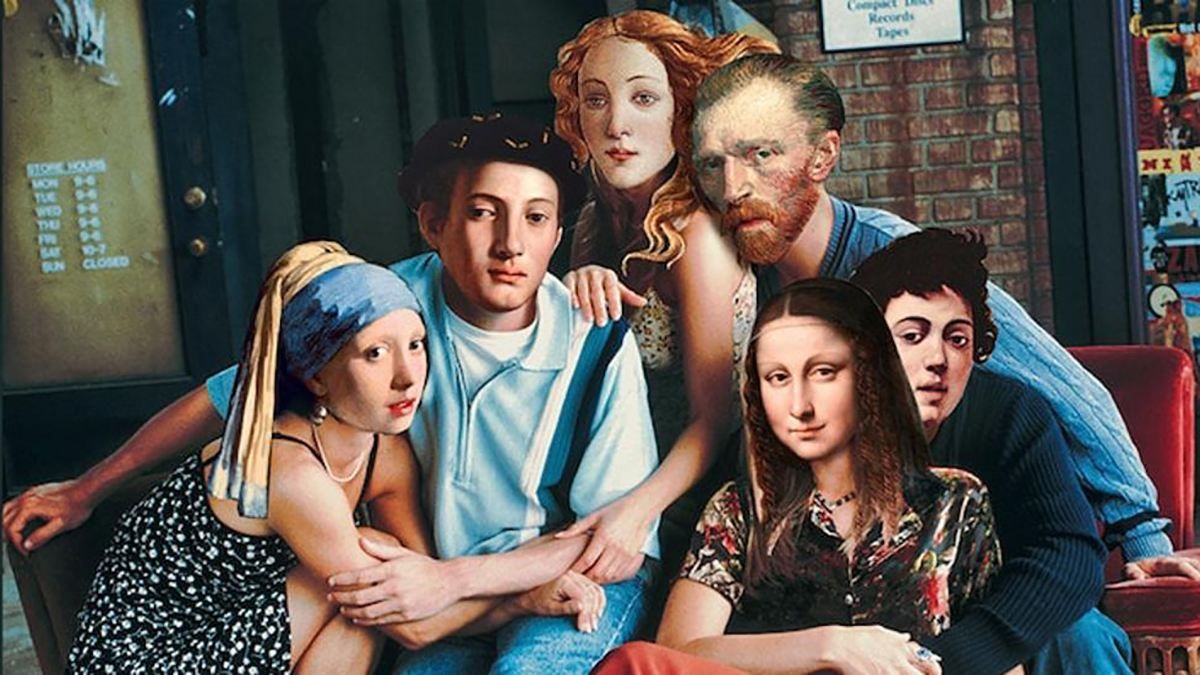 Татуированный Ван Гог, "Тайная вечеря" на дороге и Мона Лиза в баре: забавные мемы об искусстве Татуированный Ван Гог, "Тайная вечеря" на дороге и Мона Лиза в баре: забавные мемы об искусстве
