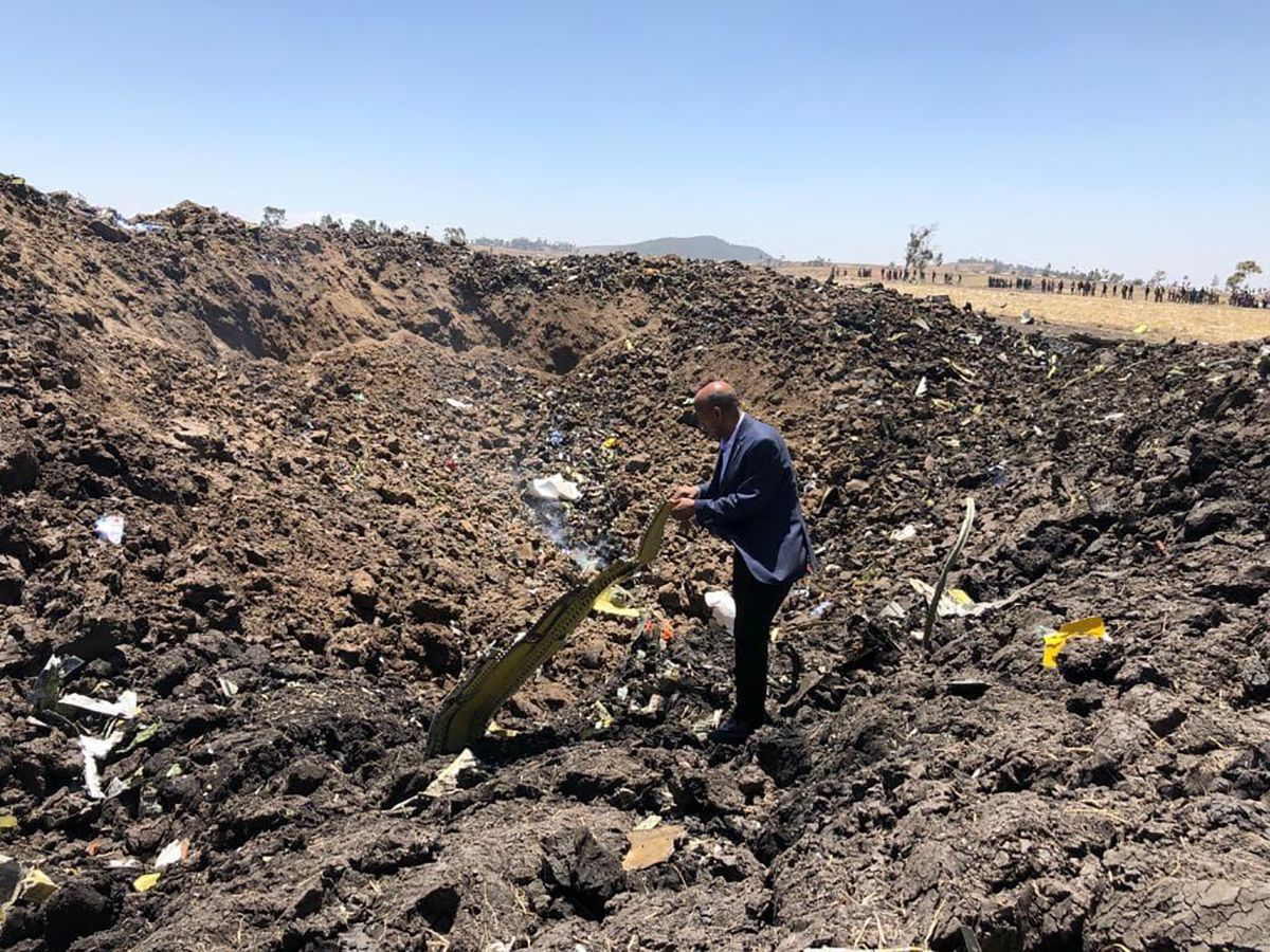 В Эфиопии разбился самолет Boeing 737 - погибли 157 человек