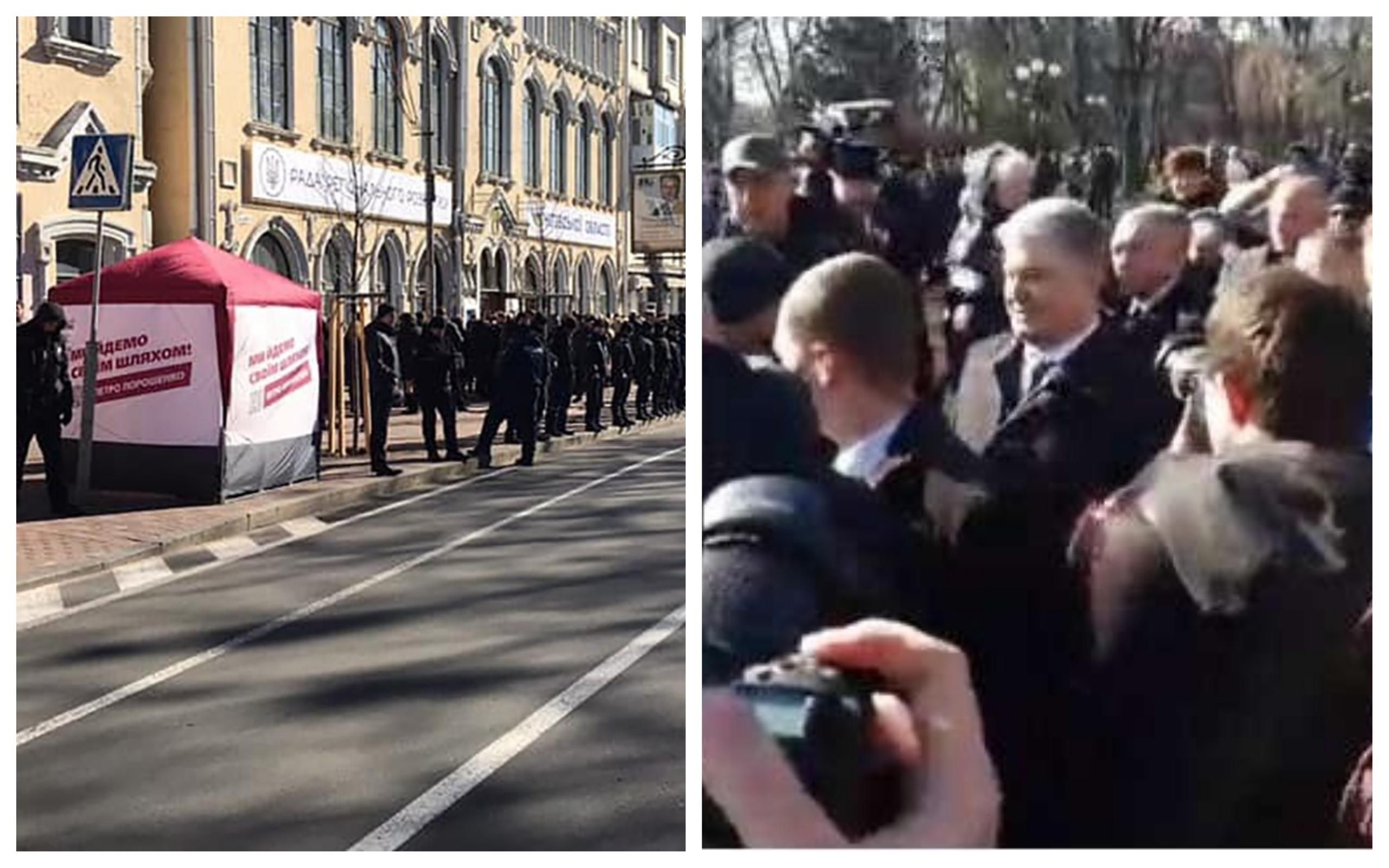 Порошенко в Чернигове 13.03.2019 - Нацкорпус устроил акцию "Где отрубленные руки?" Порошенко в Чернигове 13.03.2019 - Нацкорпус устроил акцию "Где отрубленные руки?"