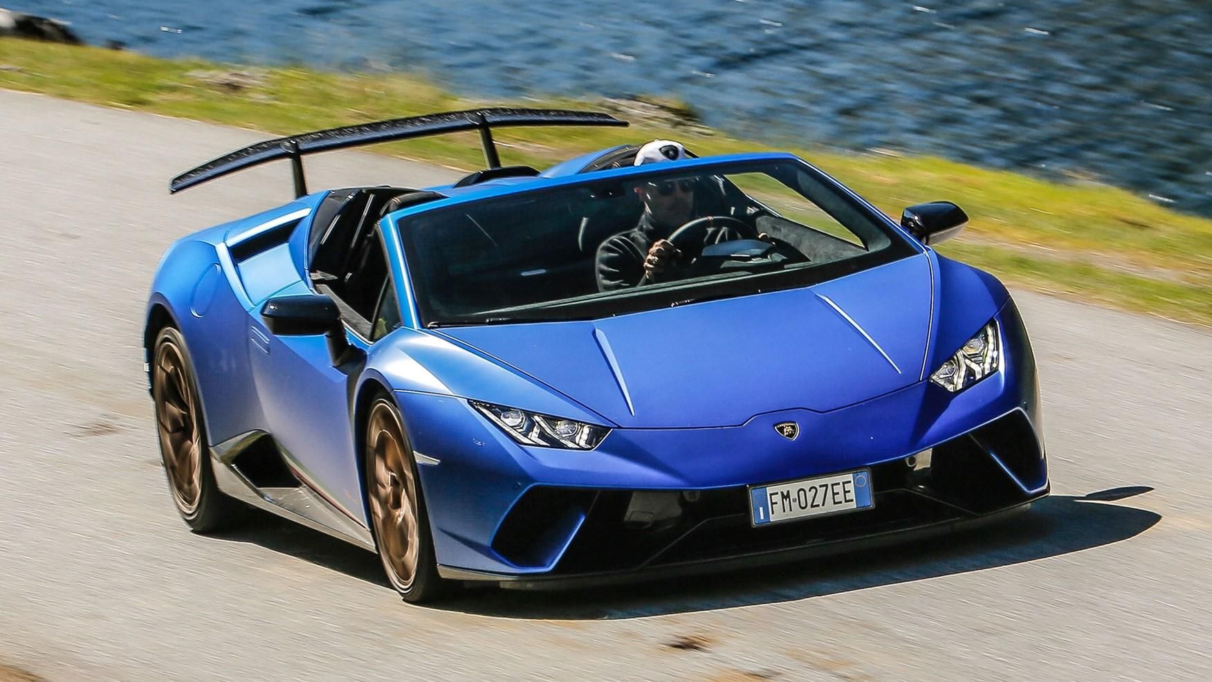 Lamborghini показала открытое купе Huracan Spyder